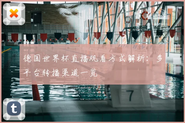 德国世界杯直播观看方式解析:多平台转播渠道一览